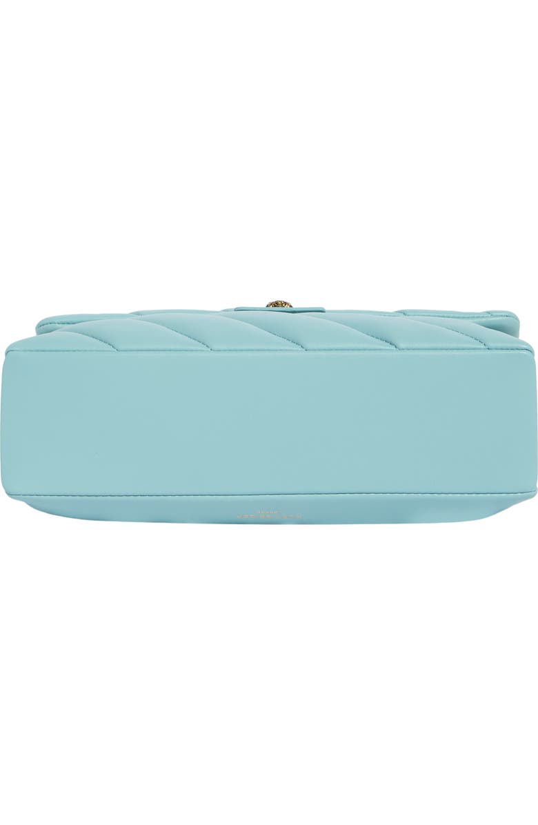 Kurt Geiger London Large Soho Quilted Leather Shoulder Bag, Alternate, color, Mid Blue