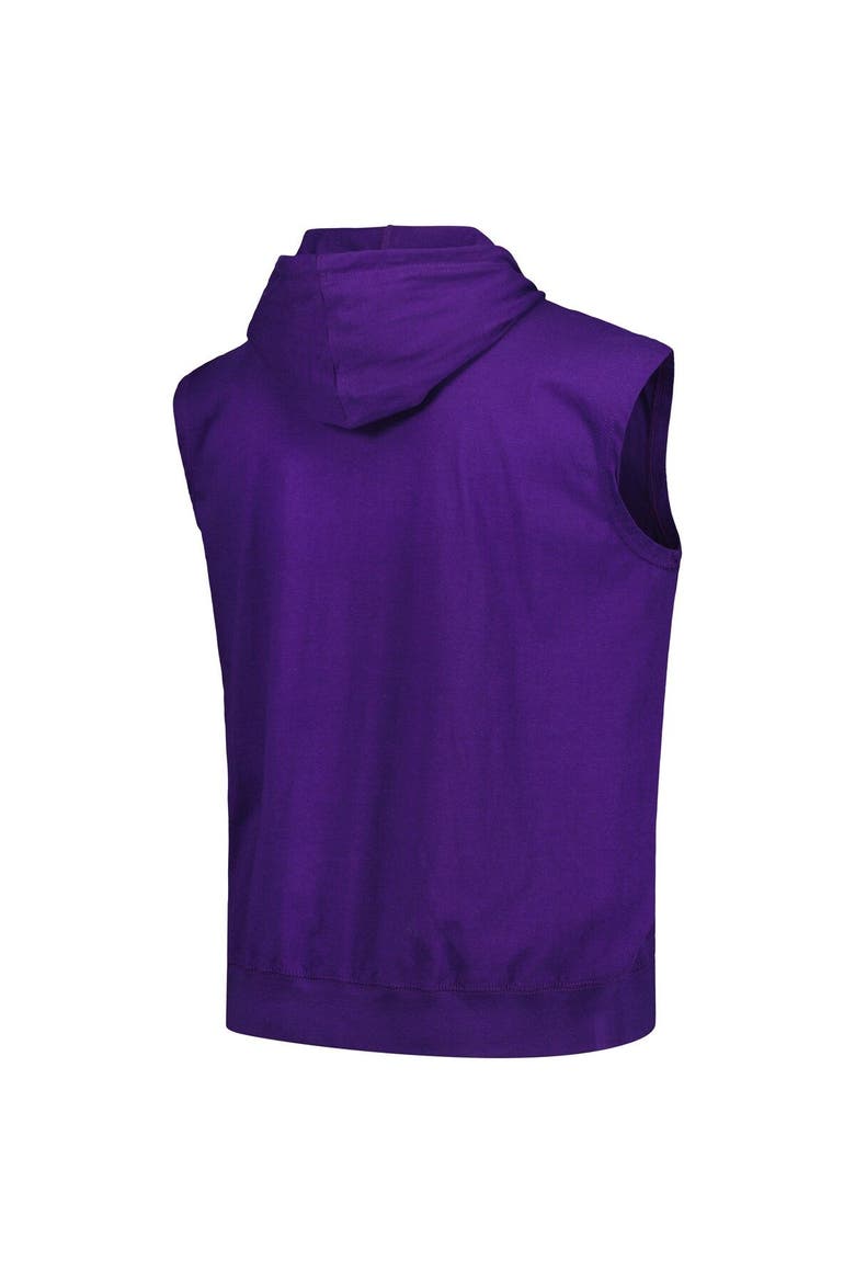 Men's Fanatics Branded Purple Phoenix Suns Jersey Muscle Pullover Hoodie, Alternate, color, Purple