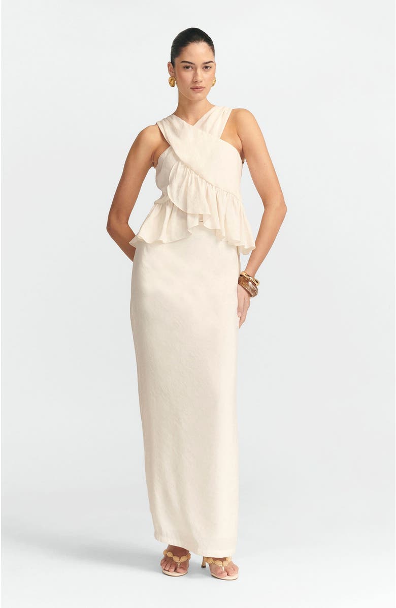 ST MRLO Aloe Maxi Dress, Main, color, Cream