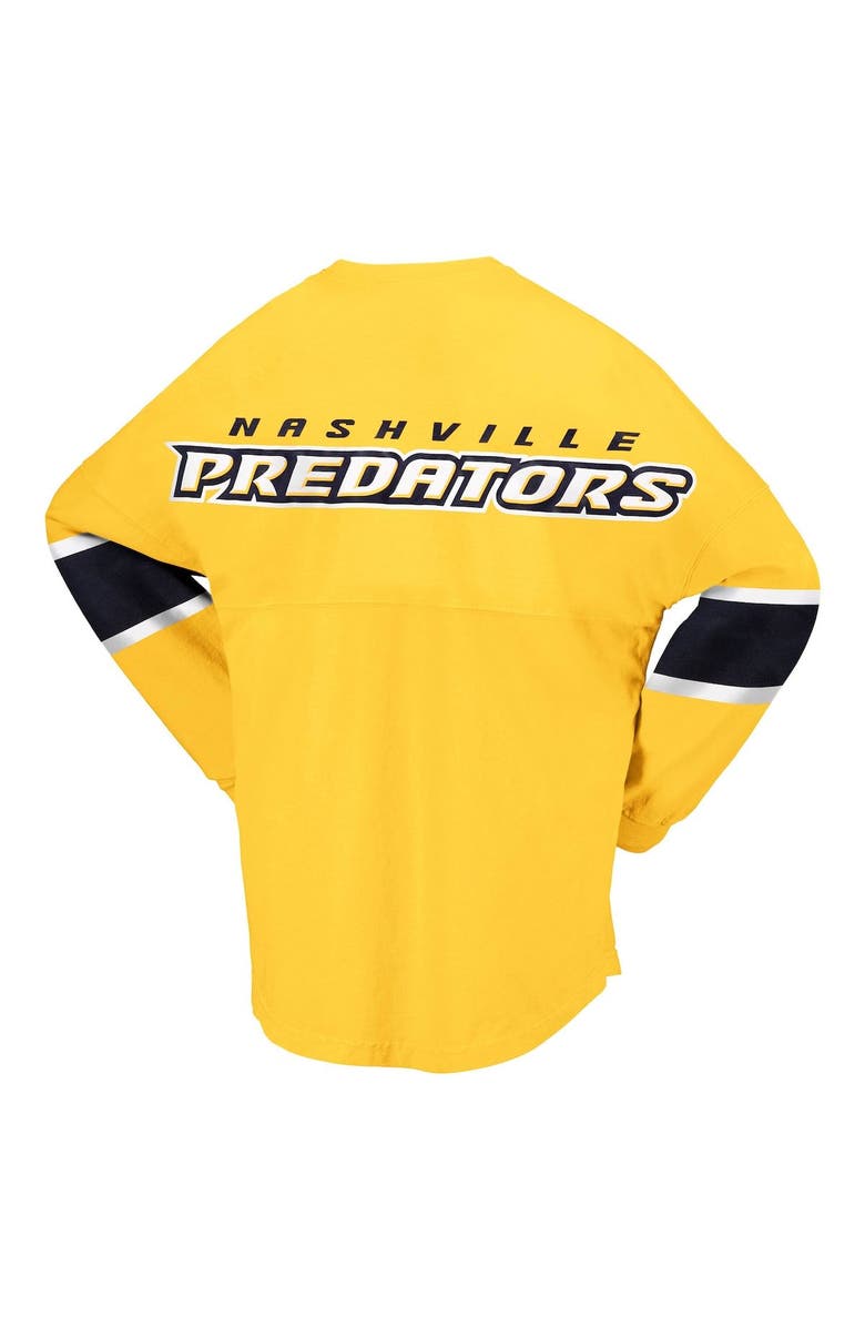 FANATICS Women's Fanatics Branded Gold Nashville Predators Jersey Long Sleeve T-Shirt, Alternate, color, 