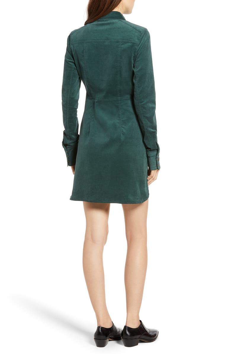 Free People Dynamite in Cord Minidress, Alternate, color, 