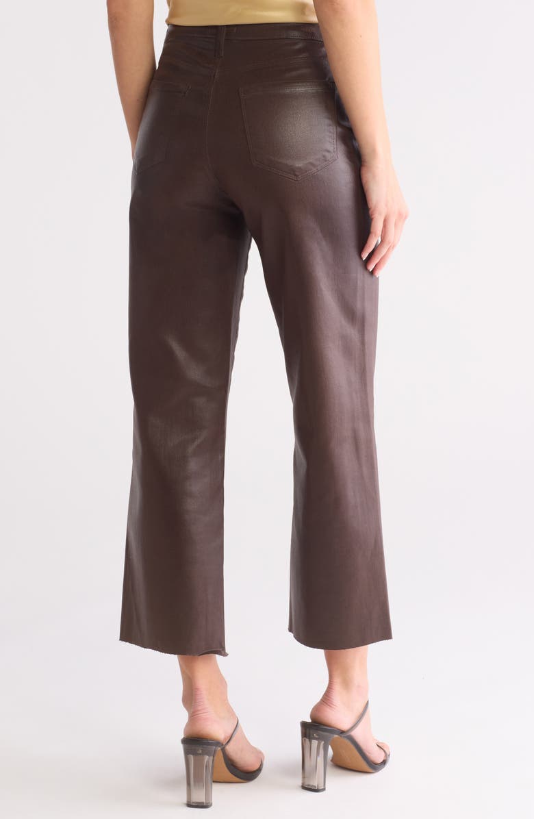 L'AGENCE Wanda Raw Hem Crop Jeans, Alternate, color, Espresso C