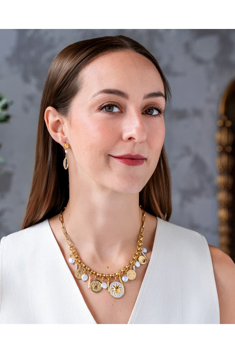 Marquise Drop Earring, Alternate, color, Gold