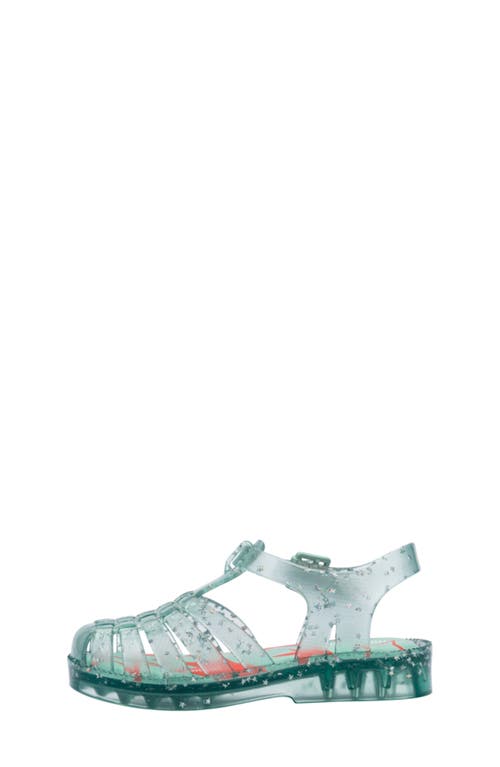 Melissa Kids' Possession Metallic Jelly Sandal In Green