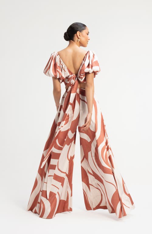 Diarrablu Zany Top In Luze Rust