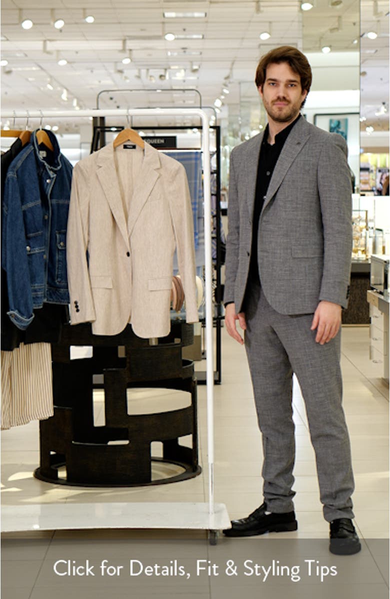 Staple Linen Blend Blazer, sales video thumbnail