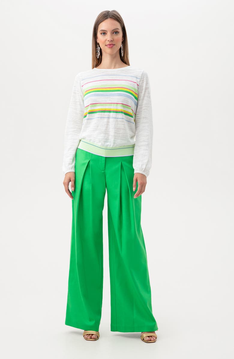 Trina Turk Reserve Stripe Sweater, Alternate, color, 