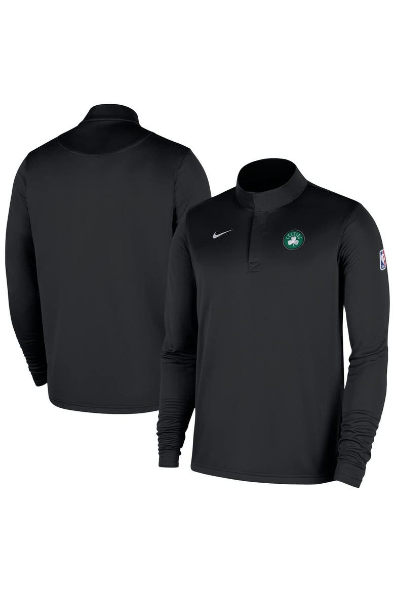 Men's Nike Black Boston Celtics 2025/26 Authentic Coaches Quarter-Zip Dri-Fit Top, Main, color, Black