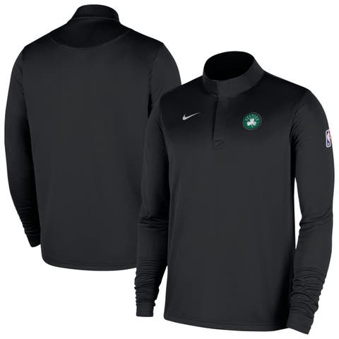 Men's Nike Black Boston Celtics 2025/26 Authentic Coaches Quarter-Zip Dri-Fit Top
