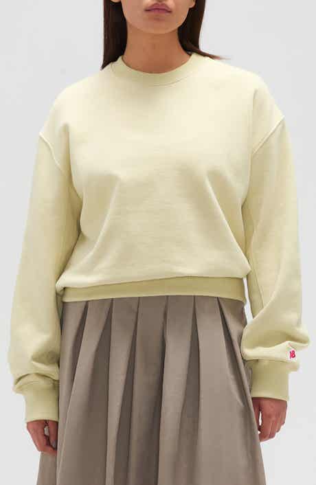 New Balance Made in USA Oversize Cotton French Terry Crewneck Sweatshirt