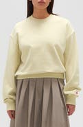New Balance Made in USA Oversize Cotton French Terry Crewneck Sweatshirt