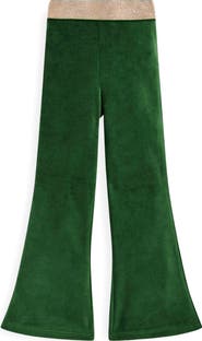 Mini Boden Kids' Flare Velvet Leggings