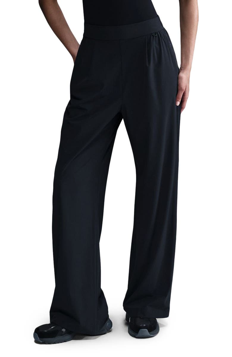 Nike 24.7 PerfectStretch Dri-FIT High Waist Loose Wide Leg Pants, Main, color, 010 Black/Black