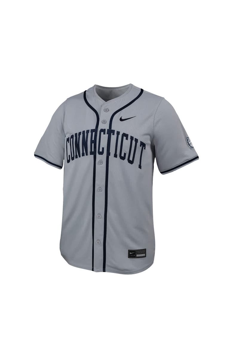 Nike Men's Nike Gray UConn Huskies Limited Baseball Jersey, Alternate, color, Gray