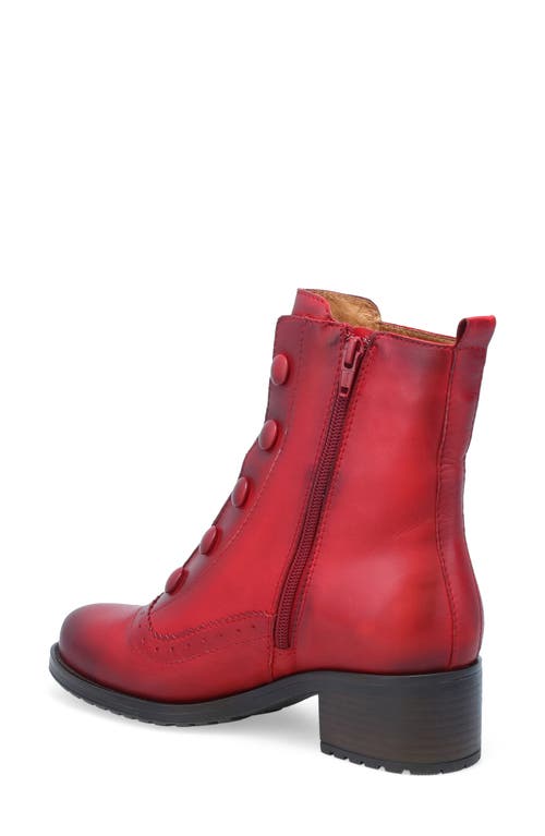 Miz Mooz Jozie Bootie In Red Antique
