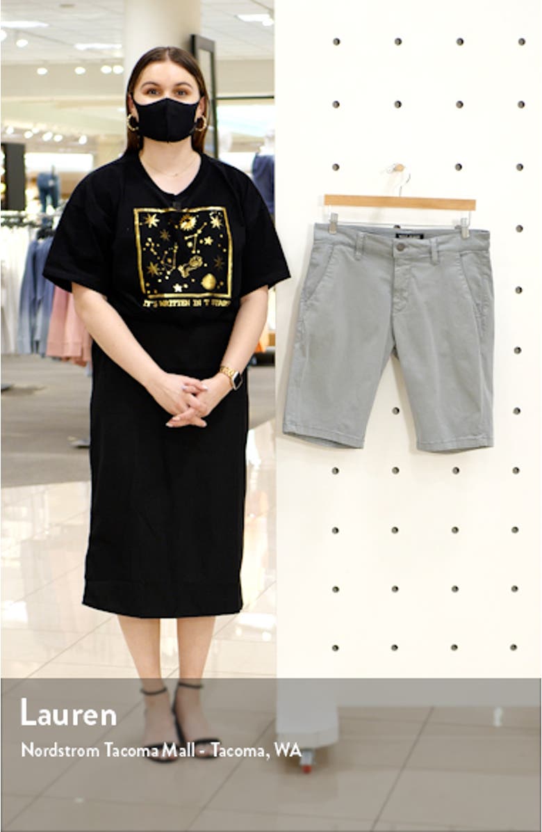 Men's Jacob Slim Fit Flat Front Chino Shorts, sales video thumbnail