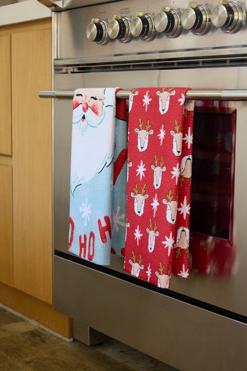 Geometry Kitchen Tea Towel Set In Multi