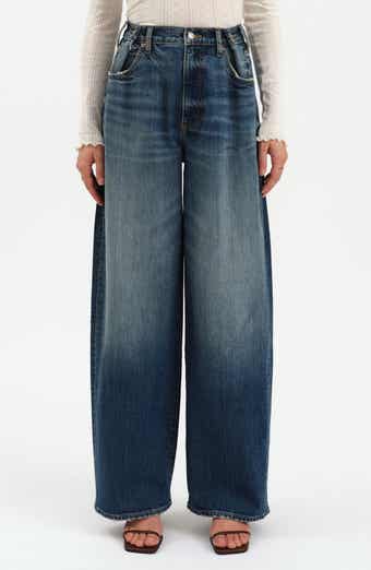 DAZE Highland High Waist Wide Leg Jeans