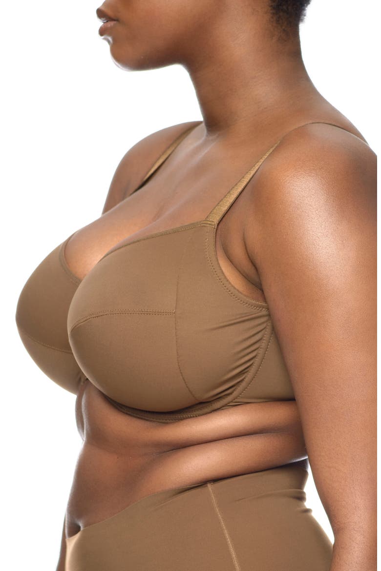 Naked Full Figure Underwire Bra, Alternate, color, BERRY