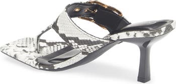 Merasa Heeled Slide Sandal