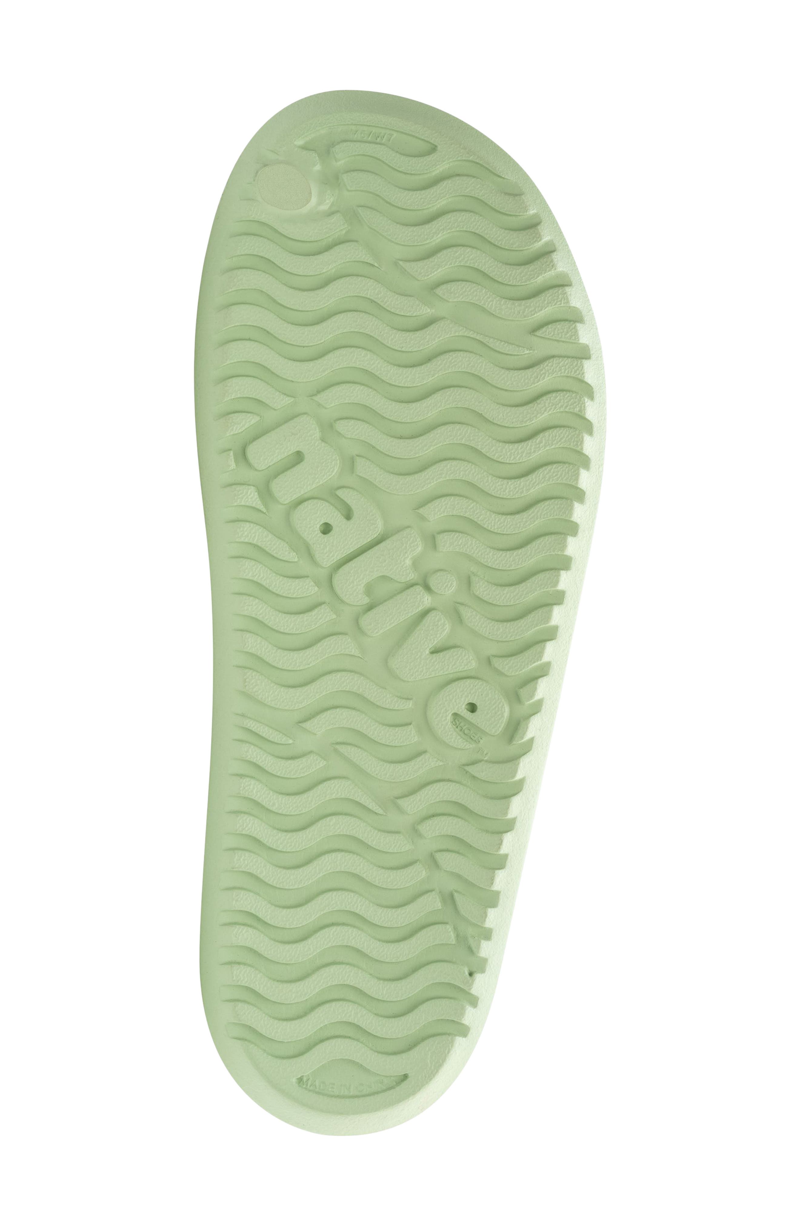 Native Shoes Spencer XL Slide Sandal, Alternate, color, Green/ Bone White