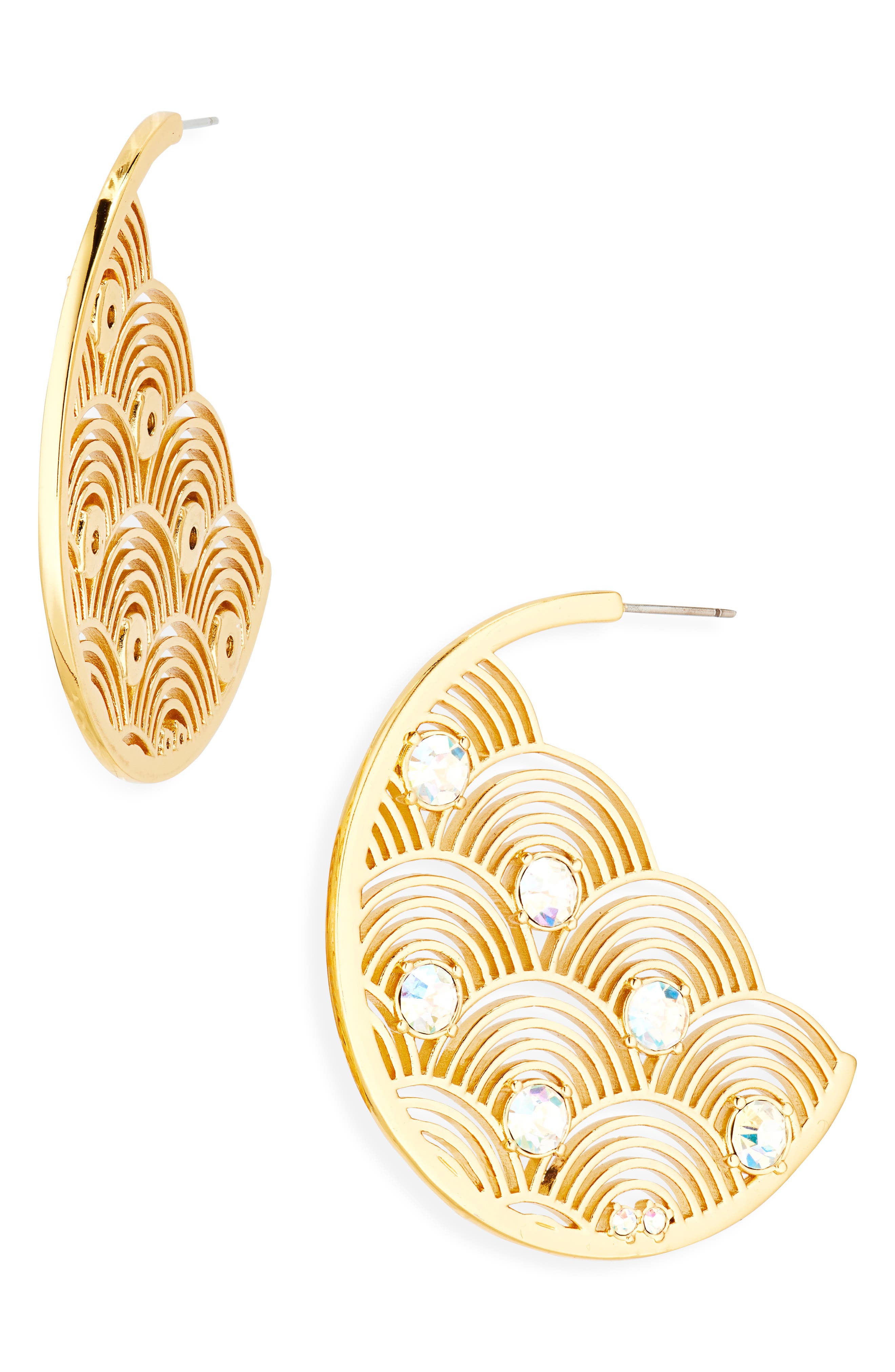 Kurt Geiger London Southbank Rainbow Hoop Earrings