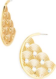 Kurt Geiger London Southbank Rainbow Hoop Earrings