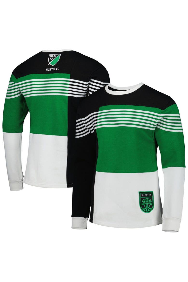 Men's Black Austin FC Logo Pullover Sweatshirt, Main, color, Black