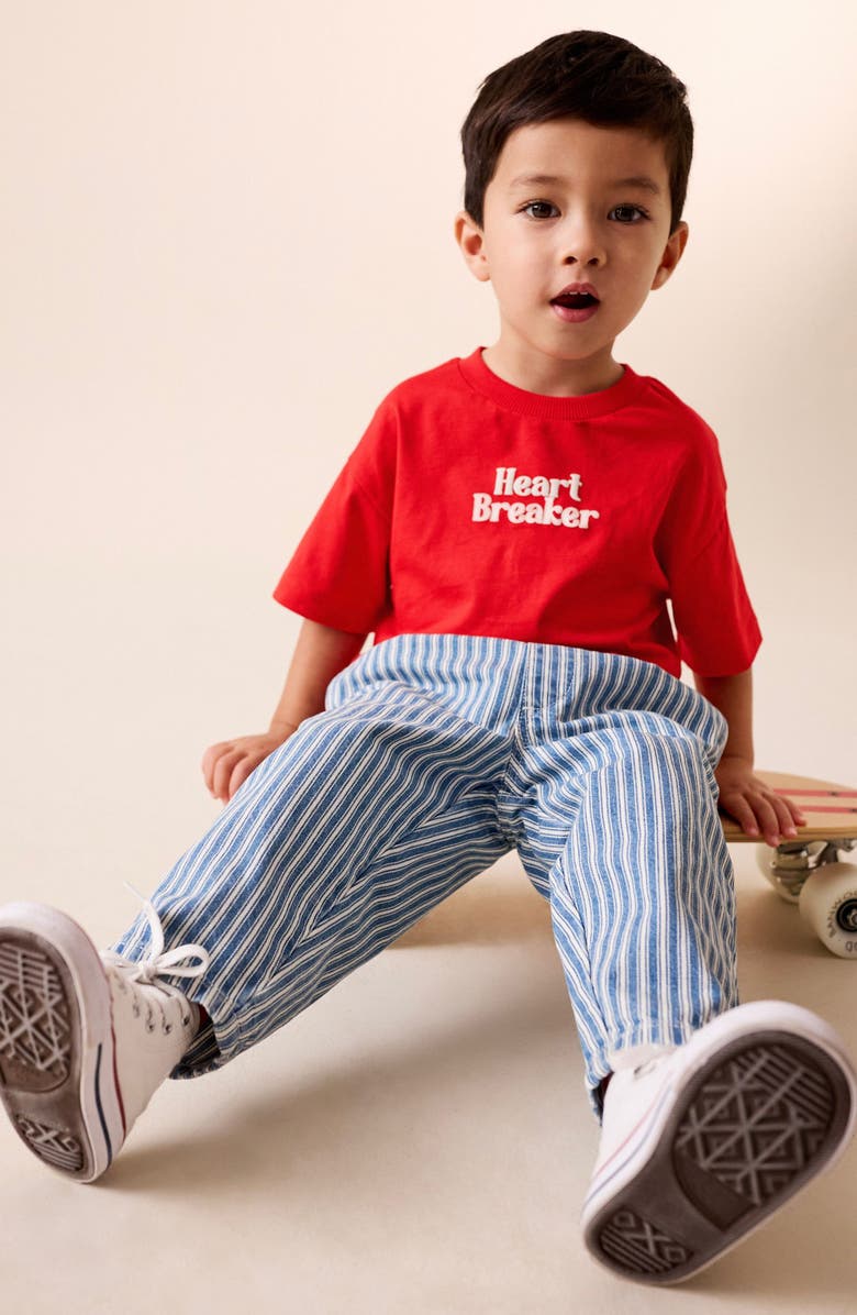 NEXT Kids' Heartbreaker Embroidered T-Shirt, Alternate, color, Red