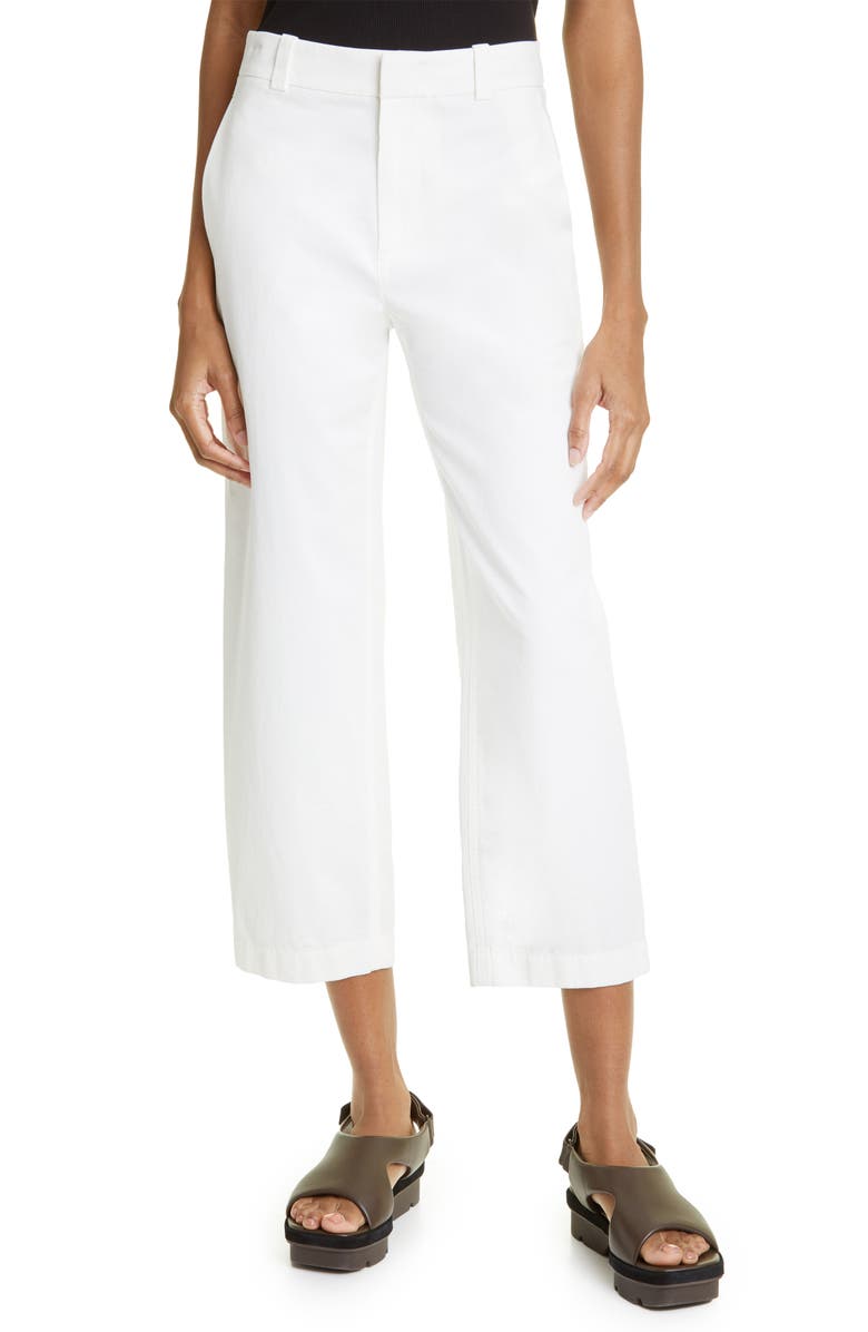 Vince Cotton Crop Pants, Main, color,