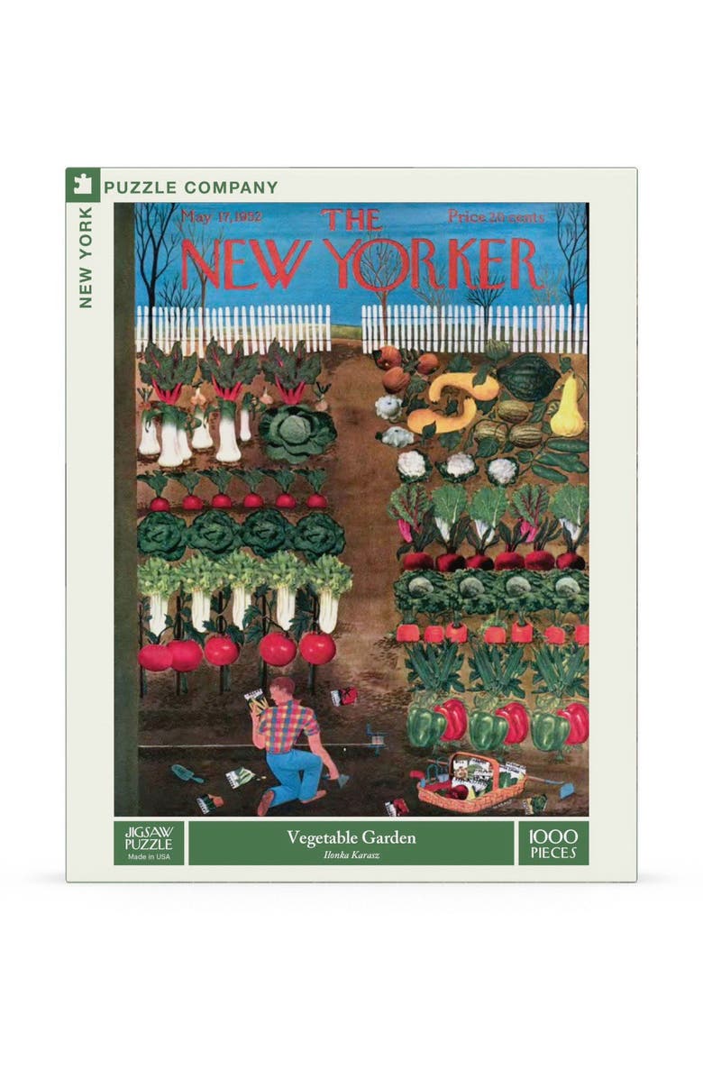 NEW YORK PUZZLE COMPANY Vegetable Garden 1000 Piece Puzzle, Main, color, NO COLOR