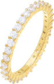 BY ADINA EDEN CZ Thin Eternity Band