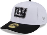 New Era Men's New Era  White/Black New York Giants 2026 NFL Draft Pre-Curved 59FIFTY Fitted Hat