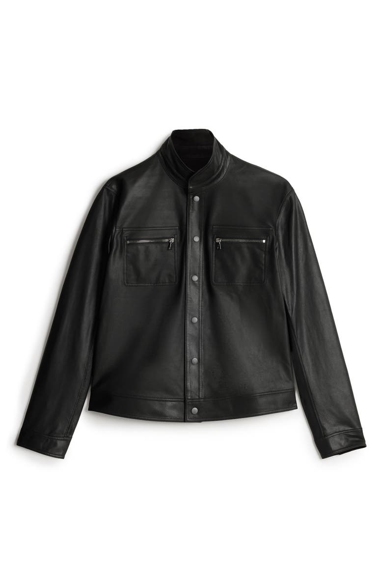 John Varvatos Blair Snap Down Reversible Jacket, Alternate, color, 