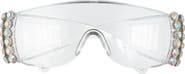 Rad + Refined Crystal Embellished Shield Safety Glasses