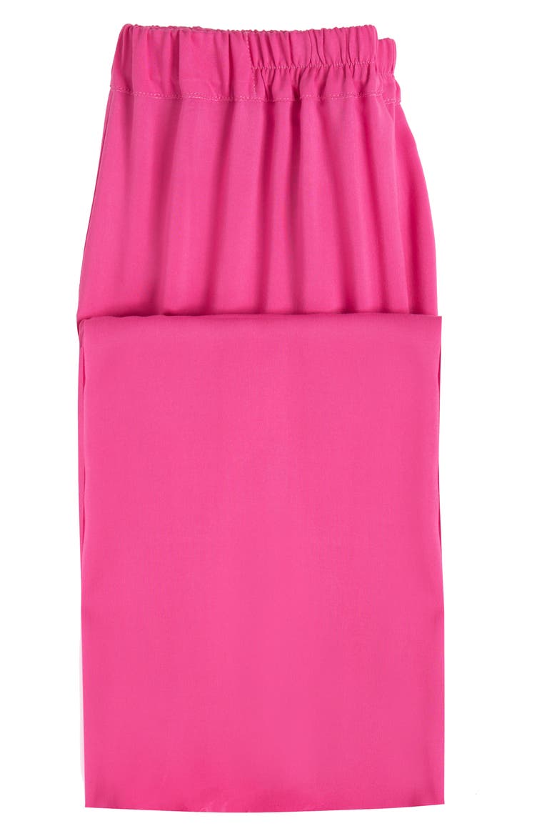 Party Double Feather Pajamas, Alternate, color, HOT PINK