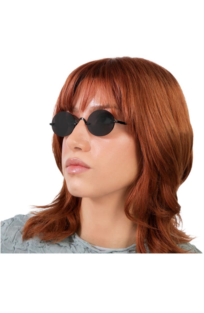 Lyndon Eyewear Havana Sunglasses, Alternate, color, Matte Black / Grey