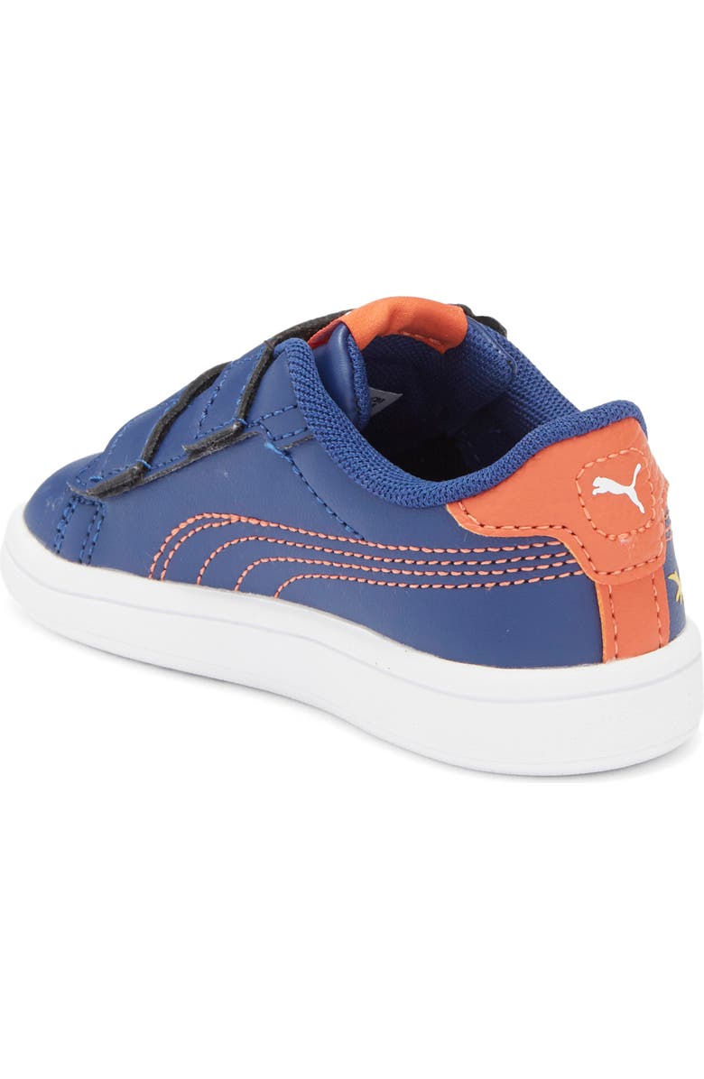 PUMA Kids' Smash 3.0 Dino Sneaker, Alternate, color, Blue Jewel/ Green Fruit