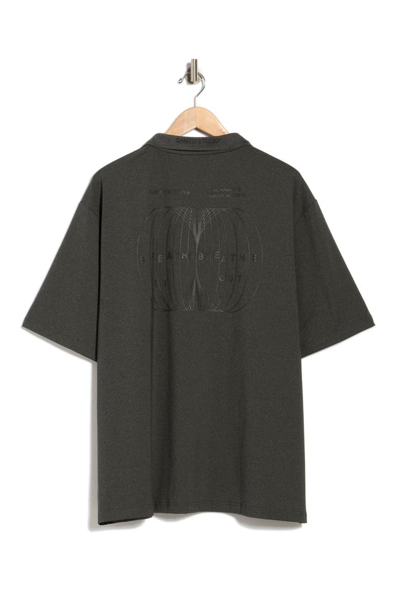 Breathe Club Polo, Alternate, color, CHARCOAL