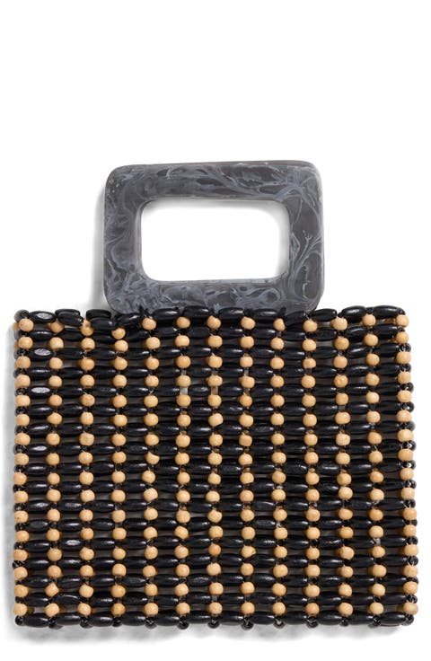 Chiado Wooden Bead Bag