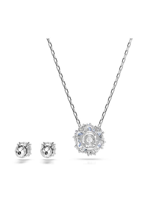 Swarovski Idyllia Crystal Pendant Necklace & Stud Earrings Set