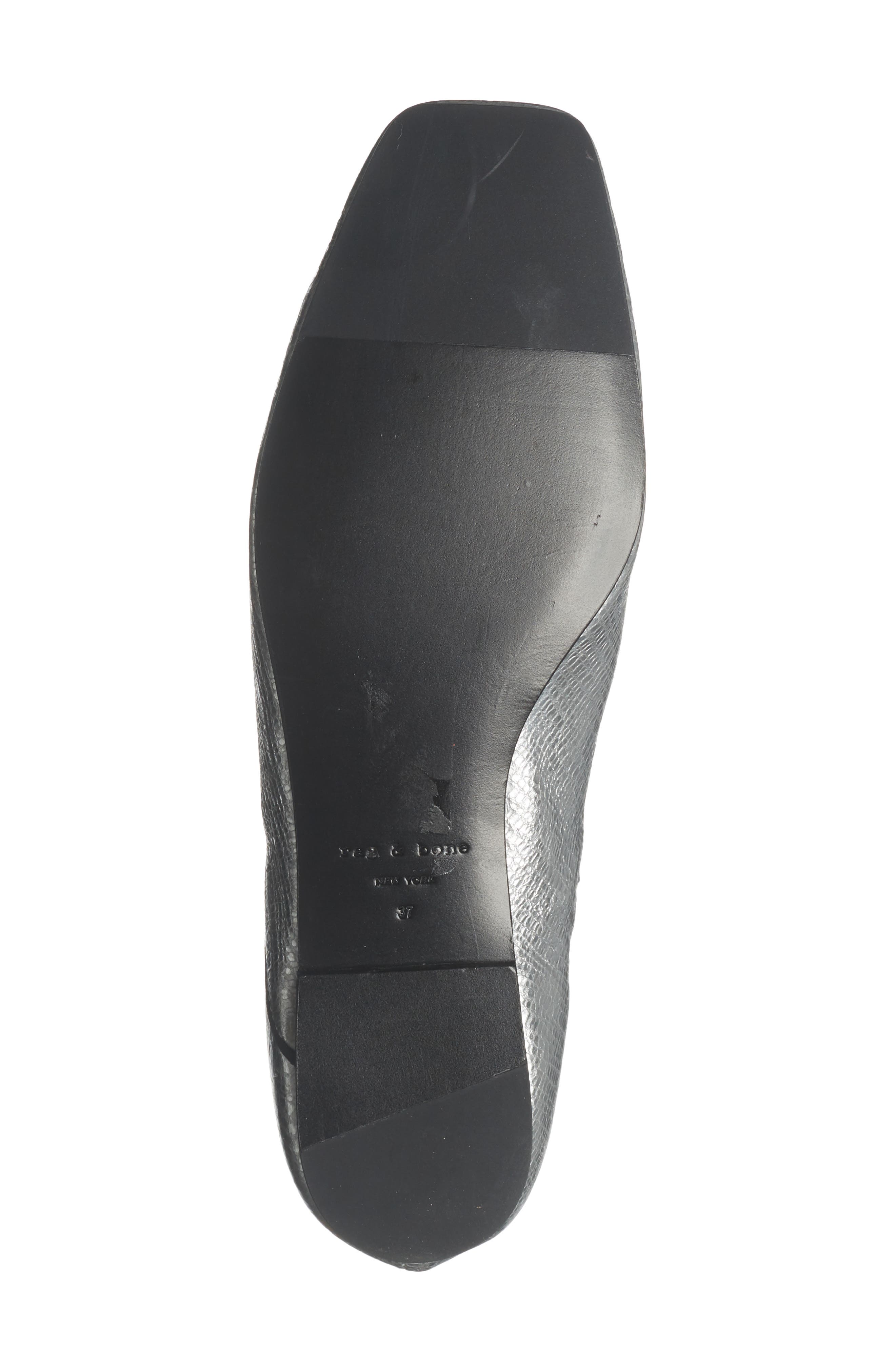 Sadie Pointed Toe Flat, Alternate, color, SILVER