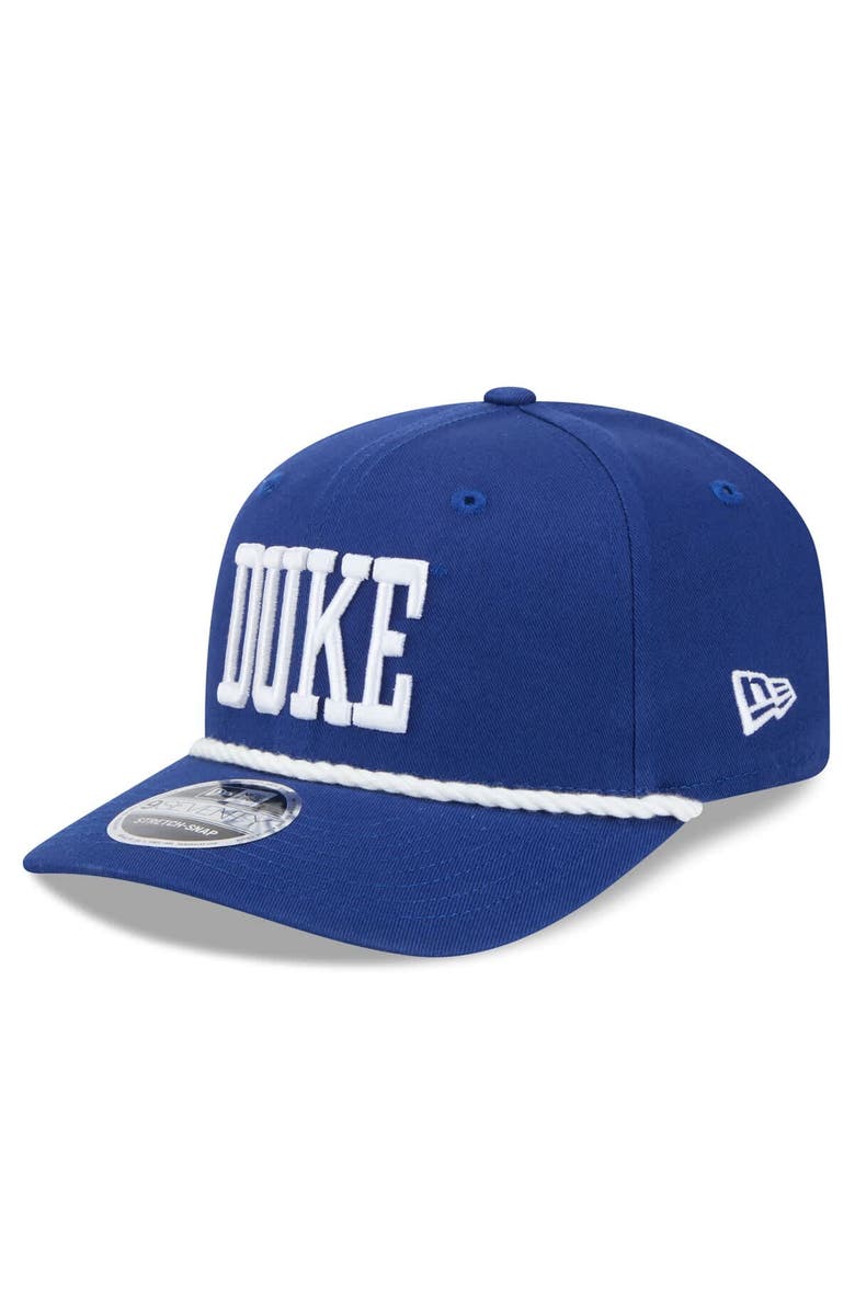 New Era Men's New Era  Royal Duke Blue Devils Wordmark 9SEVENTY Stretch-Snap Adjustable Hat, Alternate, color, Royal