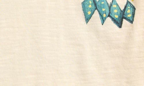 Next Kids' Crocodile Cotton Graphic T-shirt In Neutral