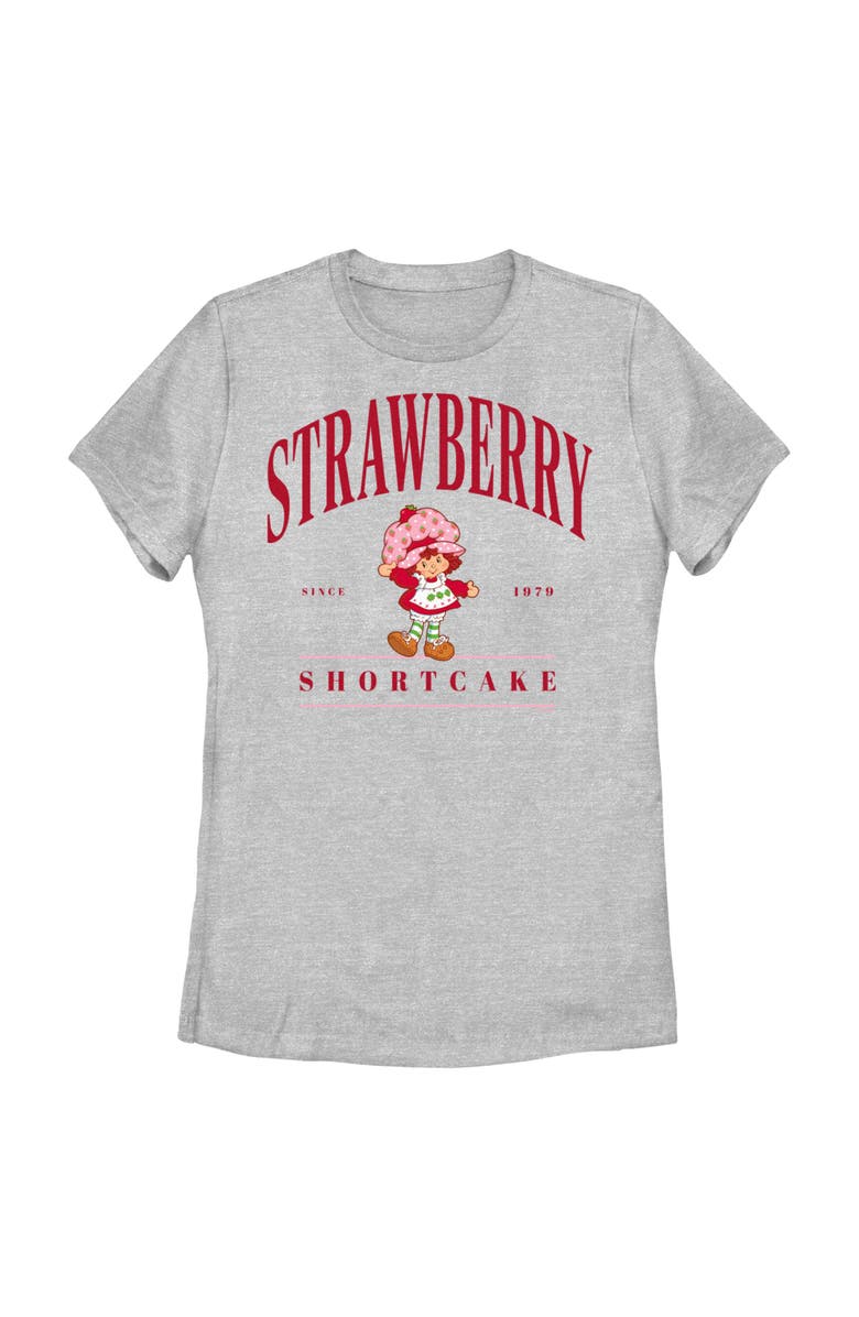 Strawberry Shortcake Women's Strawberry Shortcake School Berry Graphic T-Shirt, Main, color, Athletic Heather
