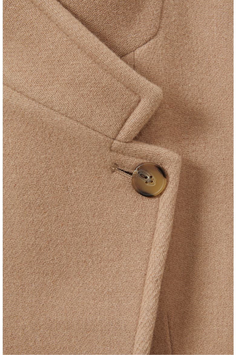 Maude Double Breasted Wool Blend Coat, Alternate, color, LIGHT CAMEL