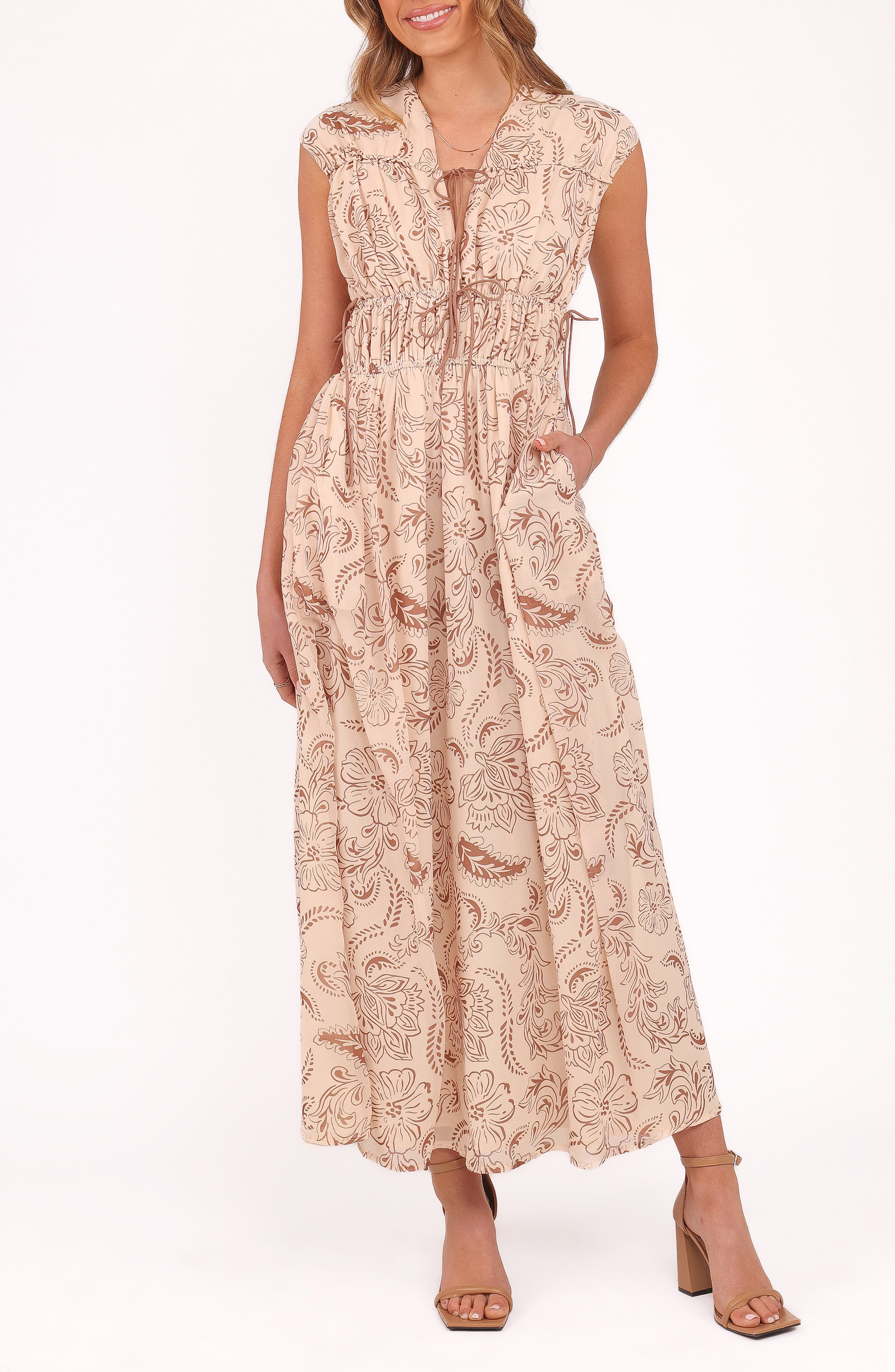 selected BROWN PAISLEY