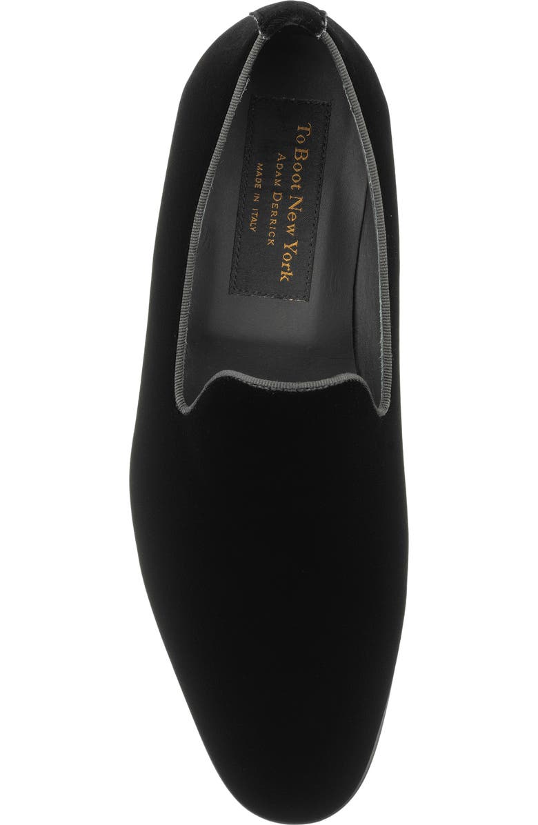 TO BOOT NEW YORK Wesley Smoking Shoe, Alternate, color, Black Velvet