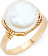 Nashelle Semiprecious Stone Wire-Wrapped Ring