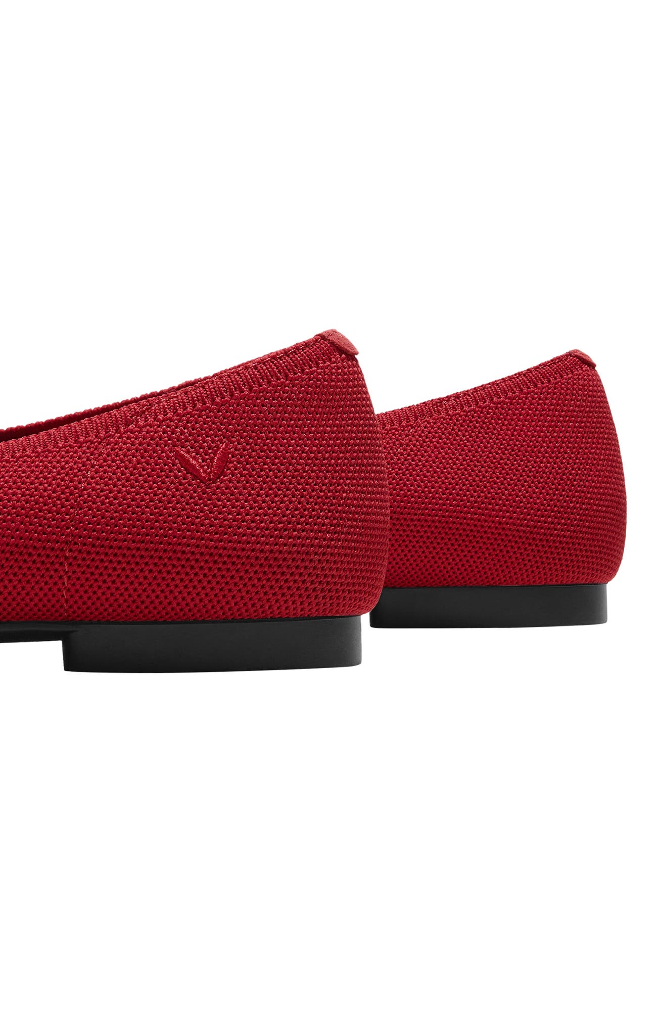 Miley Square-Toe Ballet Flats Lace-Up Mary Janes, Alternate, color, Ruby Red